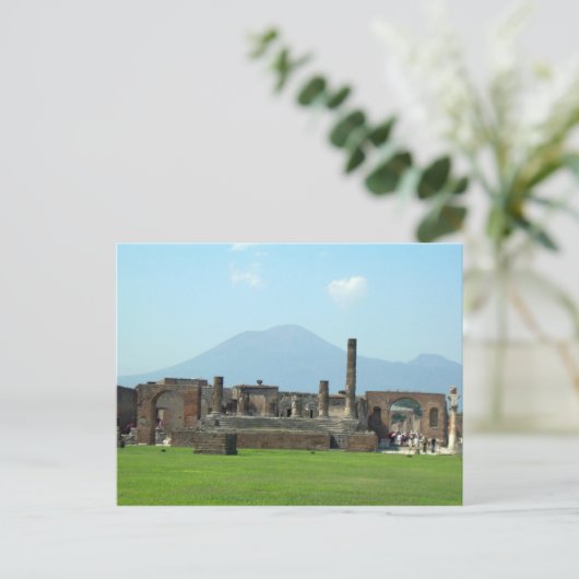 Vesuvius Postkarte (Stehend Vorderseite)