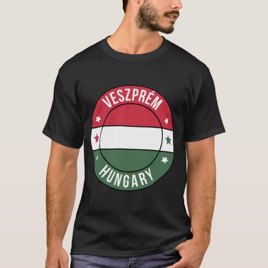 Veszprem, Ungarn Stadt T-Shirt (Vorderseite)