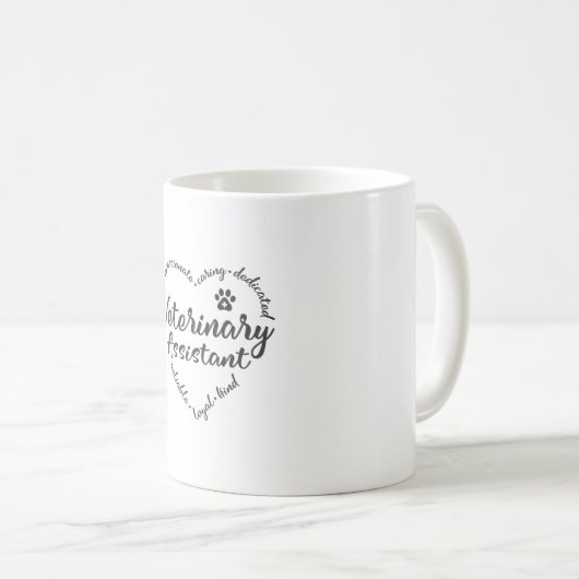 Vet assistant, veterinary assistant kaffeetasse (VorderseiteRechts)