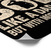 Vet Bod Like A Dad Bod Funny Military Veteran Dad  Poster (Ecke)