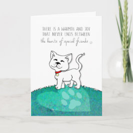 Vet & Business Cat Sympathy Card - Wärme & Freude Karte