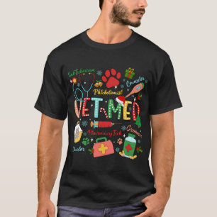 Vet Med Groovy Weihnachtstierärztin T-Shirt