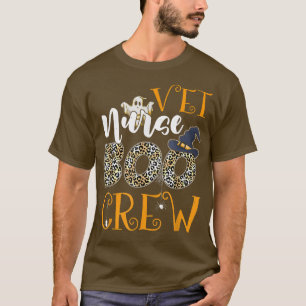 VET Nurse Boo Crew Spooky Halloween Boo Ghost Kost T-Shirt