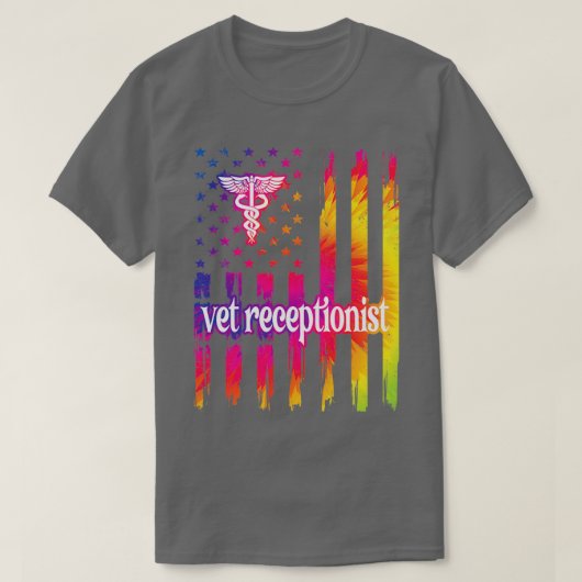 Vet Receptionist T-Shirt (Design vorne)
