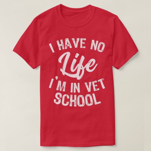 Vet School Funny Vet Student T-Shirt (Design vorne)
