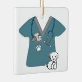 Vet Scrub-Ornament Keramikornament (Rechts)