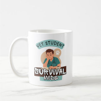 Vet Student Survival Mode – Vet Student Design Kaffeetasse