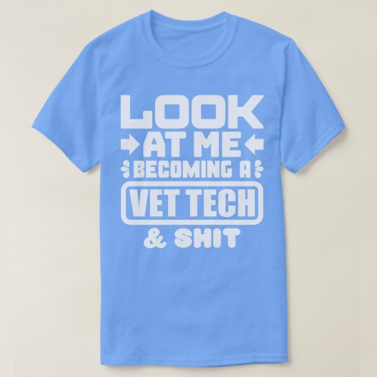 Vet Tech Abschluss T-Shirt (Design vorne)
