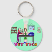 Vet Tech Art Geschenke Schlüsselanhänger (Vorderseite)