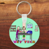 Vet Tech Art Geschenke Schlüsselanhänger (Vorderseite)