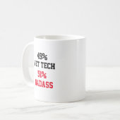 Vet Tech Badass Kaffeetasse (Vorderseite Links)