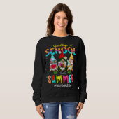 Vet Tech Gnome Goodbye School Hallo Sommer Sweatshirt (Vorne ganz)