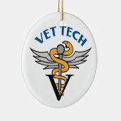 Vet Tech Keramik Ornament (Rechts)