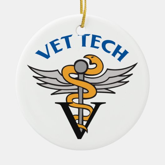 Vet Tech Keramik Ornament (Vorne)