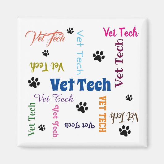 Vet Tech Magnet (Vorne)