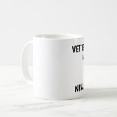 VET TECH NINJA COFFEE MUG KAFFEETASSE (Vorderseite Links)