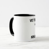 VET TECH NINJA COFFEES MUGS TASSE (Vorderseite Links)