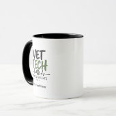 Vet Tech Paws & Patients Tasse (Vorderseite Links)