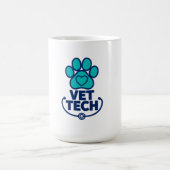 Vet Tech Pfotenabdruck Kaffeetasse (Mittel)