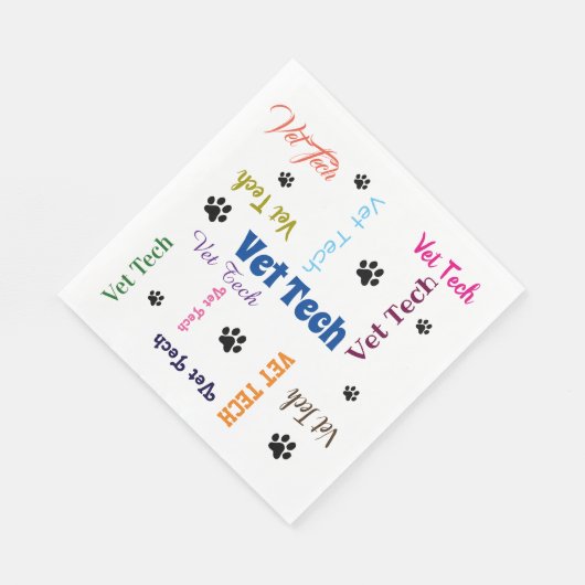 Vet Tech Serviette (Ecke)