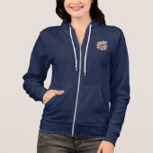 Vet Tech Valentins Herz Zip Hoodie (Vorderseite)