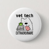 vet+tech vet+tech+geschenke vet+tech+gear Veterinä Button (Vorderseite)