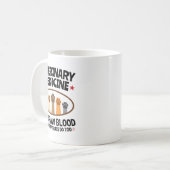 Vet Tech Veterinarian Funny Draw Blood Quote Kaffeetasse (Vorderseite Links)