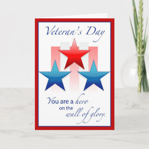 Vetarn's Day Hero Dankeskarte