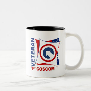 Veteran - 1. COSCOM Zweifarbige Tasse