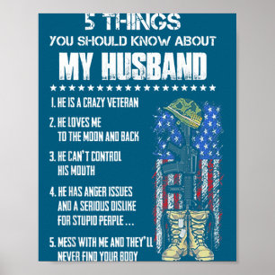 Veteran 5 Dinge, die Sie über meinen Mann wissen s Poster