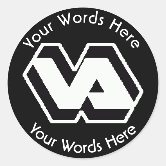 Veteran Administration VA Custom Aufkleber (Vorderseite)