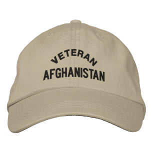 VETERAN, AFGHANISTAN BESTICKTE KAPPE