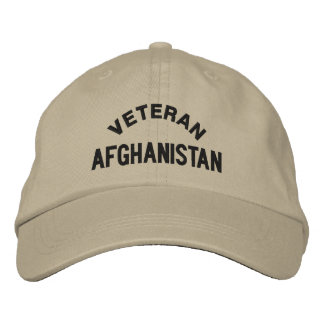 VETERAN, AFGHANISTAN BESTICKTE KAPPE