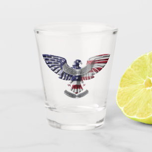 Veteran American Eagle „Stolz darauf, gedient zu h Schnapsglas