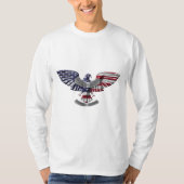 Veteran American Eagle "Stolz, gedient zu haben" T-Shirt (Vorderseite)