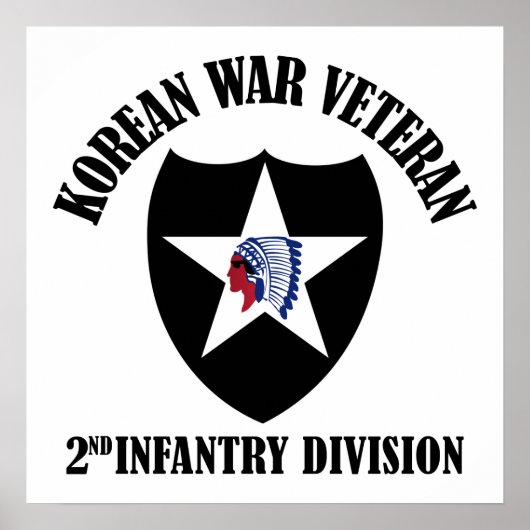 Veteran aus dem Koreakrieg - 2. ID Poster (Vorne)