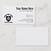 Veteran aus dem Koreakrieg - 2. ID Visitenkarte (Vorne/Hinten)