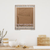 Veteran ausländischer Kriege Danke, dass Sie druck Poster (Küche)