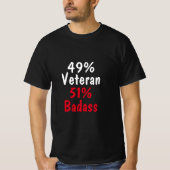 Veteran Badass T-Shirt (Vorderseite)