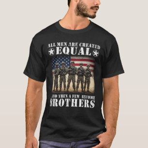 Veteran Brüder Militärische Bruderschaft Patriotis T-Shirt
