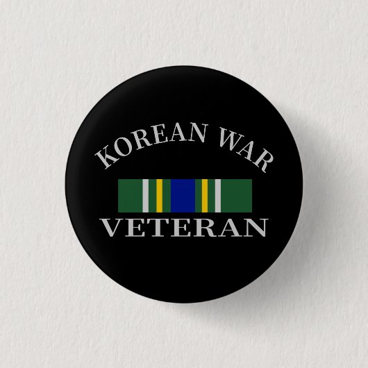 Veteran Button aus dem Koreakrieg (Vorderseite)