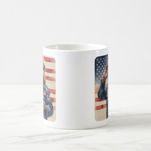 Veteran Capybara Coffee Mug Set Kaffeetasse (Mittel)