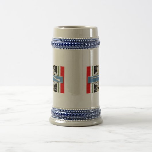 Veteran CIB der Irak Bierglas (Mittel)