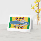 Veteran CIB Vietnam Karte (Gelbe Blume)