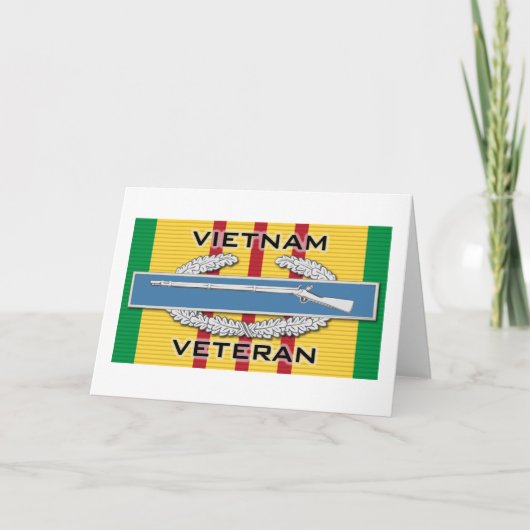 Veteran CIB Vietnam Karte (Vorderseite)