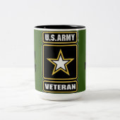 Veteran Cup der US-Armee Zweifarbige Tasse (Mittel)