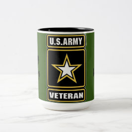 Veteran Cup der US-Armee Zweifarbige Tasse