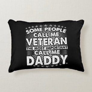 Veteran Daddy Patriotische Militärtribut Dekokissen