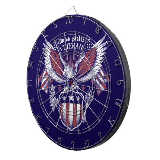 Veteran Dartscheibe (Vorderseite rechts)