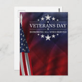 Veteran Day Postkarte (Vorne/Hinten)